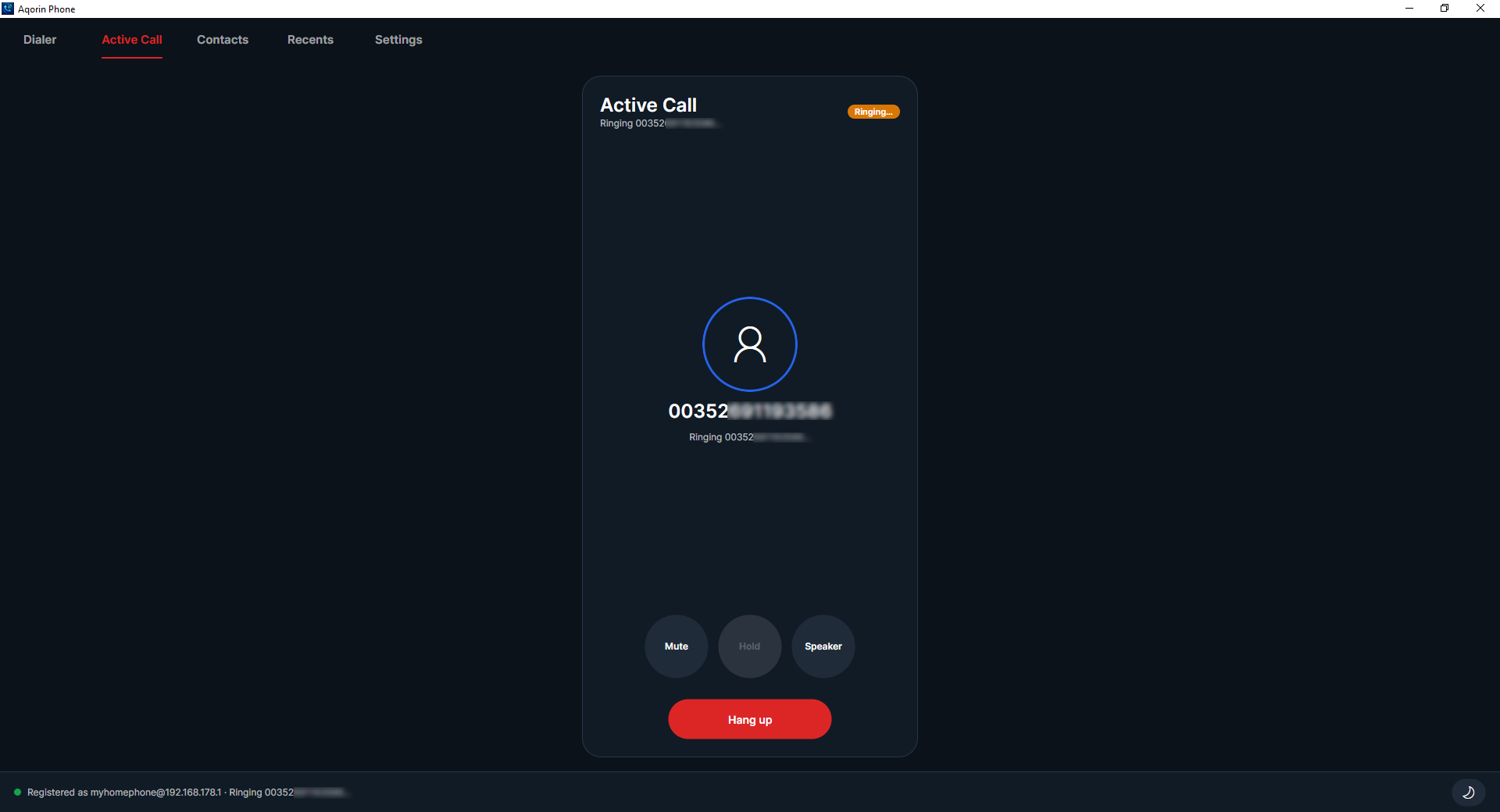 Active call controls